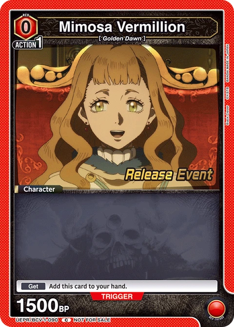 Mimosa Vermillion - Union Arena (English) card