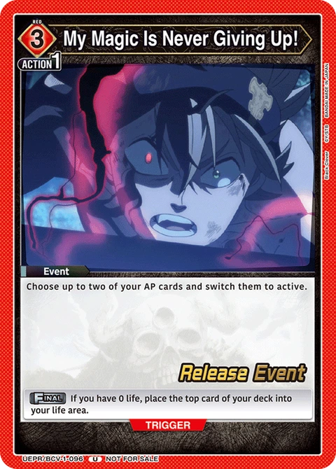 My Magic Is Never Giving Up! - Union Arena (English) card
