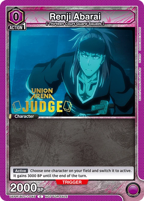 Renji Abarai - Union Arena (English) card