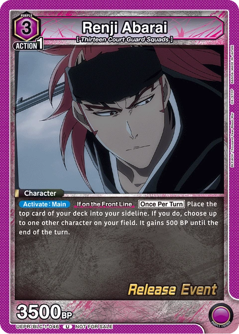 Renji Abarai - Union Arena (English) card