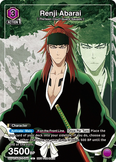 Renji Abarai - Union Arena (English) card