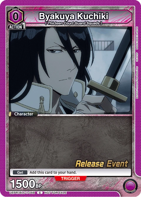 Byakuya Kuchiki - Union Arena (English) card