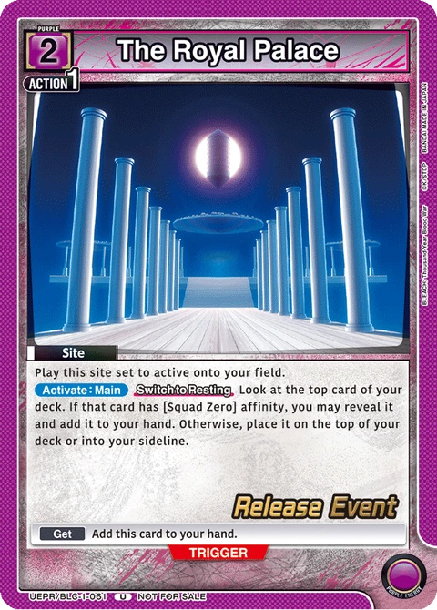 The Royal Palace - Union Arena (English) card
