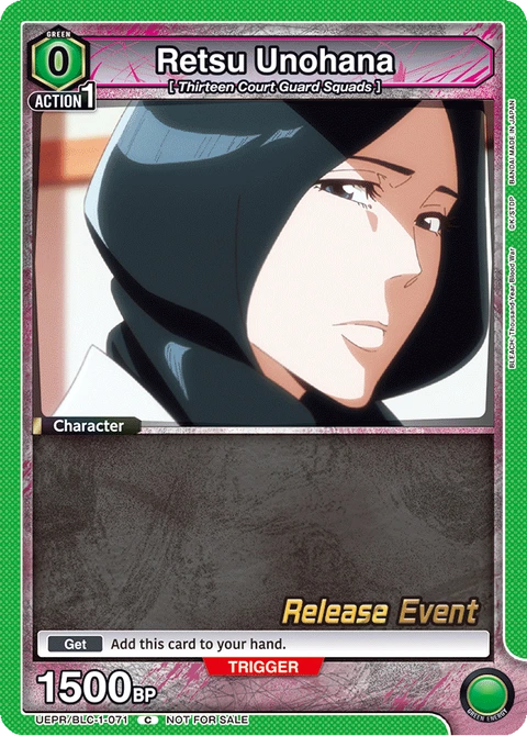 Retsu Unohana - Union Arena (English) card