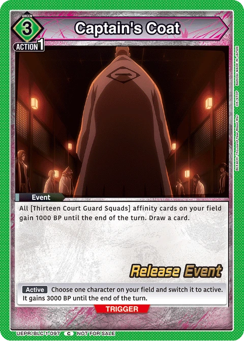 Captain's Coat - Union Arena (English) card