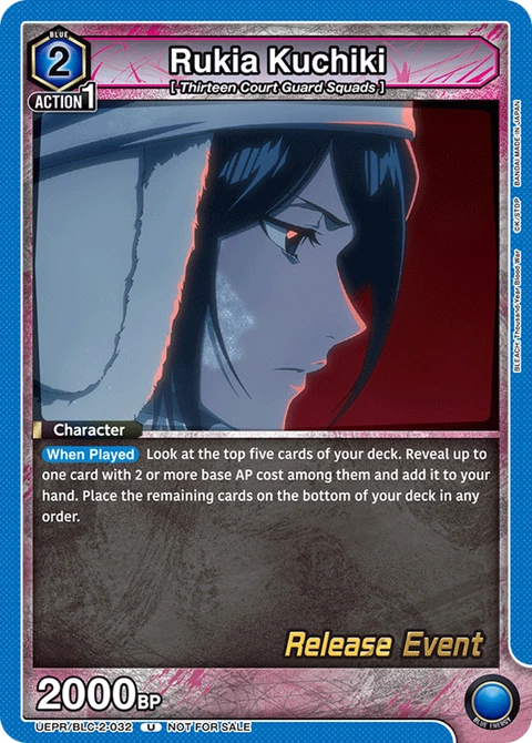 Rukia Kuchiki - Union Arena (English) card