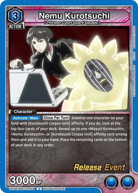 Nemu Kurotsuchi - Union Arena (English) card
