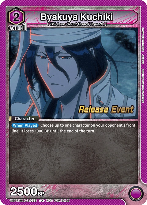 Byakuya Kuchiki - Union Arena (English) card