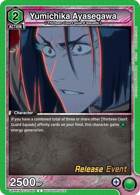 Yumichika Ayasegawa - Union Arena (English) card