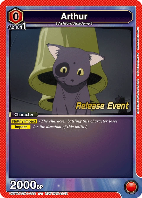 Arthur - Union Arena (English) card