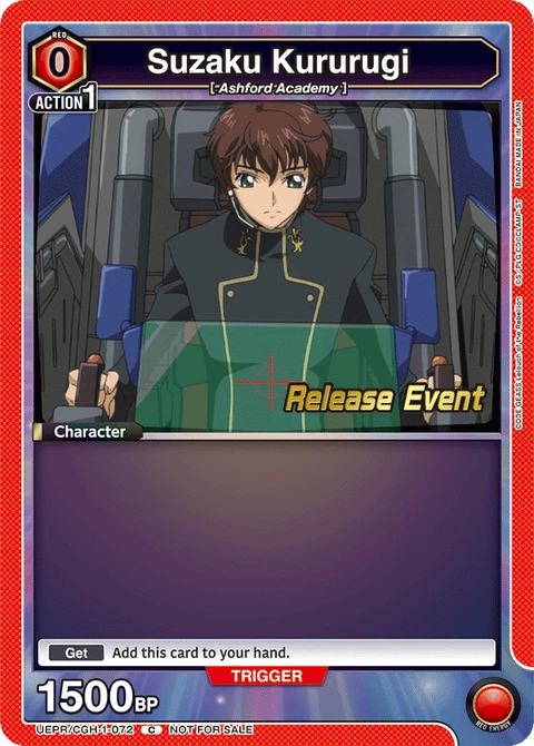 Suzaku Kururugi - Union Arena (English) card