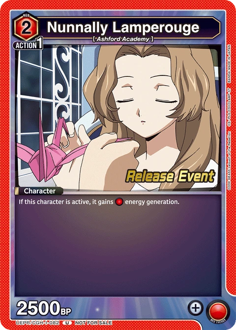 Nunnally Lamperouge - Union Arena (English) card