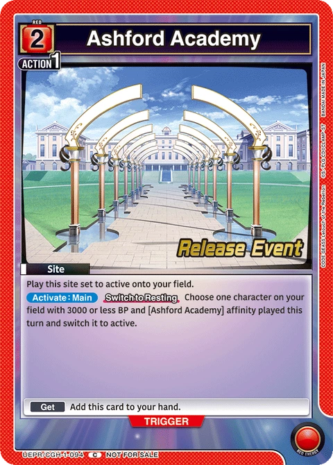 Ashford Academy - Union Arena (English) card