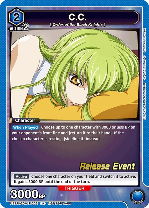 C.C. - Union Arena (English) card