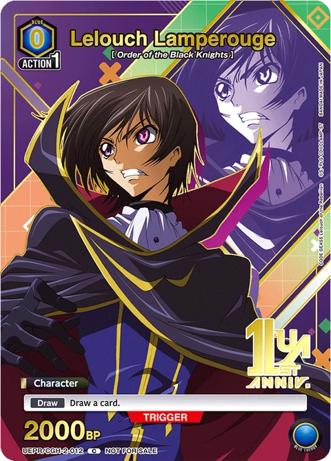 Lelouch Lamperouge - Union Arena (English) card