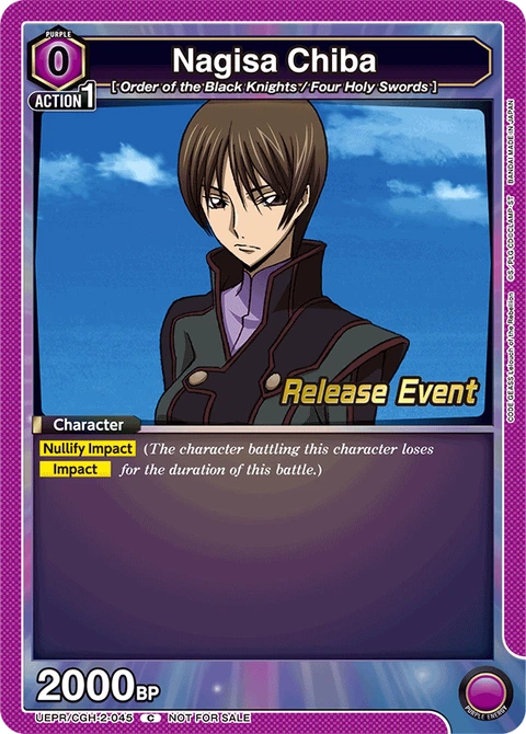 Nagisa Chiba - Union Arena (English) card