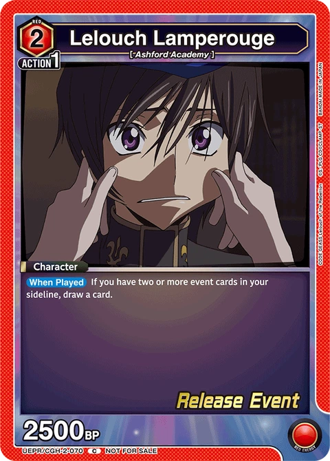 Lelouch Lamperouge - Union Arena (English) card