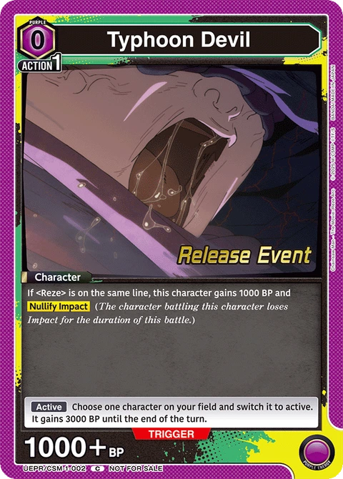 Typhoon Devil - Union Arena (English) card
