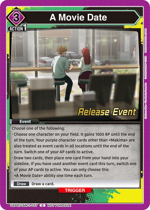 A Movie Date - Union Arena (English) card