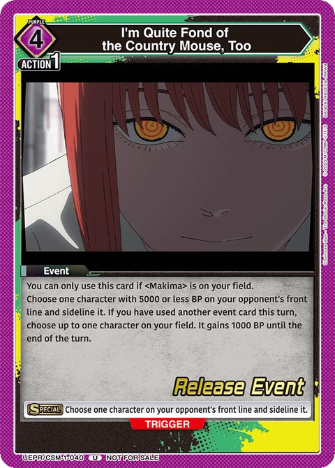 I'm Quite Fond of the Country Mouse, Too - Union Arena (English) card