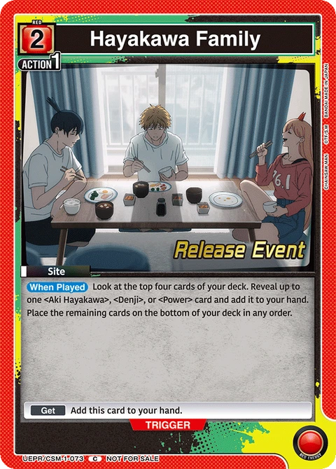 Hayakawa Family - Union Arena (English) card