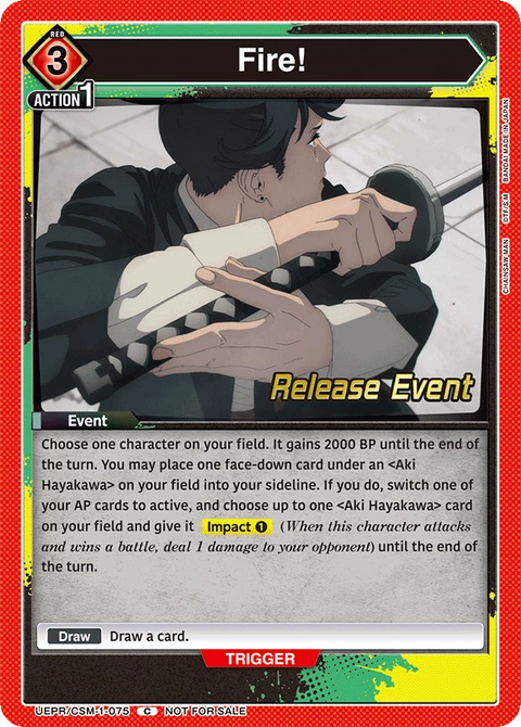 Fire! - Union Arena (English) card