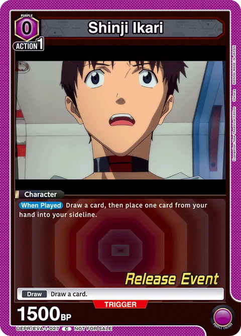 Shinji Ikari - Union Arena (English) card