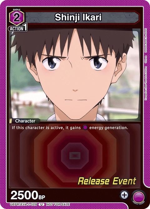 Shinji Ikari - Union Arena (English) card