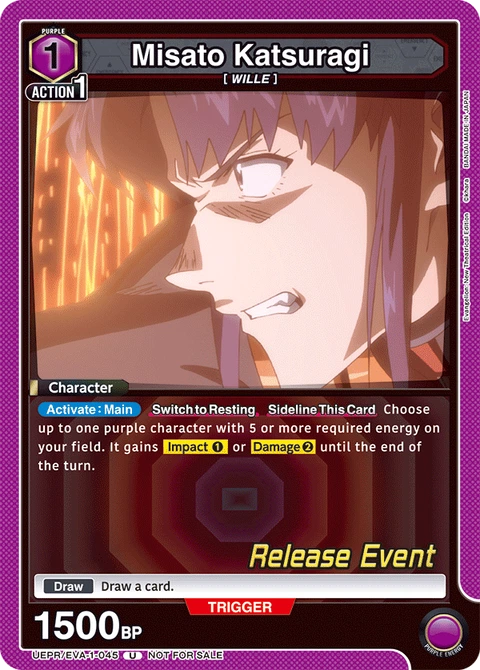 Misato Katsuragi - Union Arena (English) card