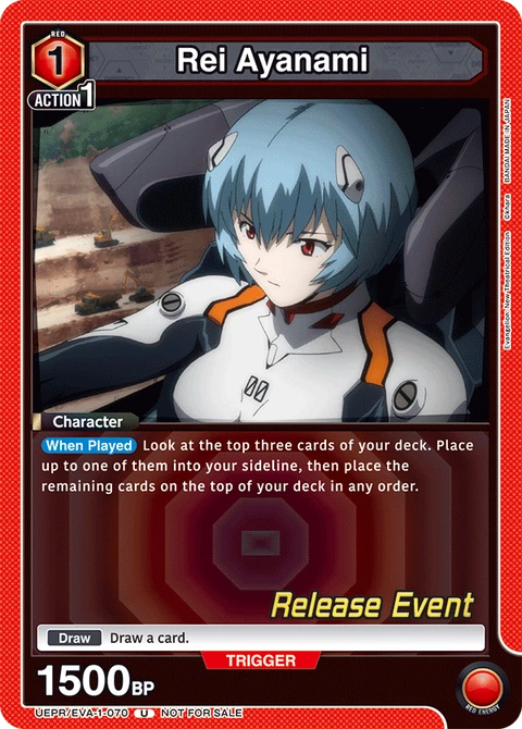 Rei Ayanami - Union Arena (English) card