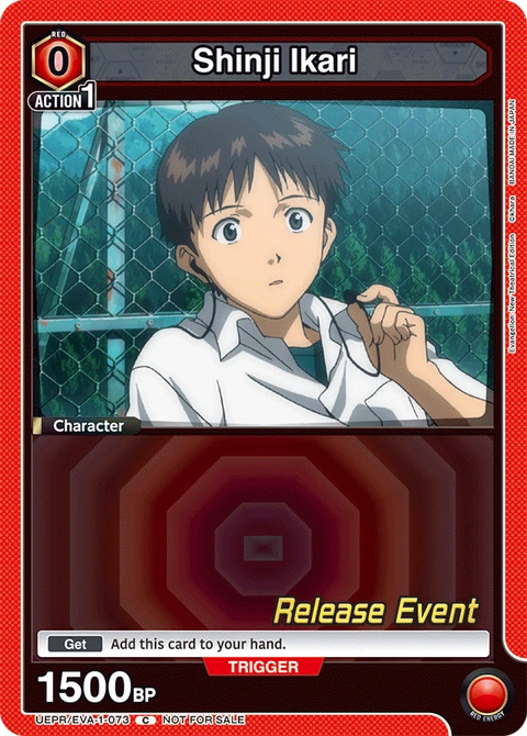 Shinji Ikari - Union Arena (English) card
