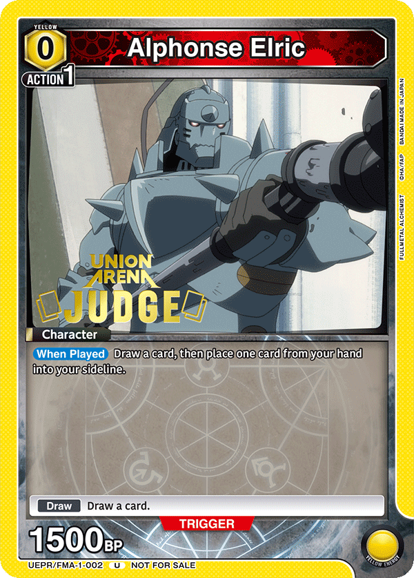 Yellow FMA Xing