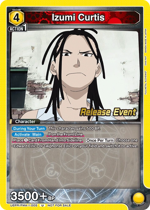 Izumi Curtis - Union Arena (English) card