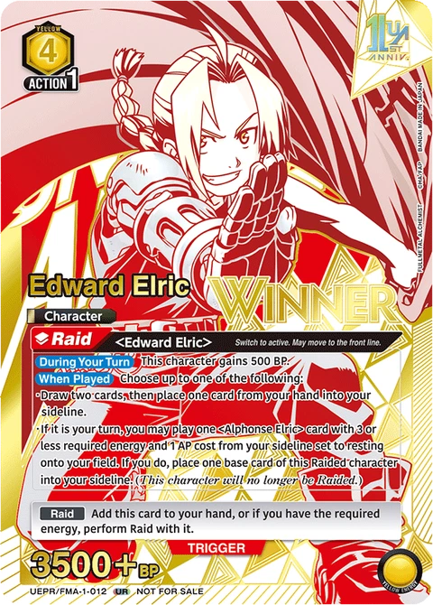 Edward Elric - Union Arena (English) card