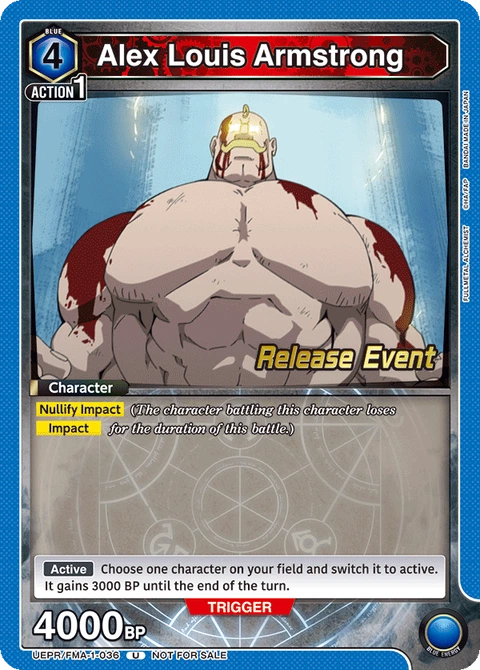 Alex Louis Armstrong - Union Arena (English) card