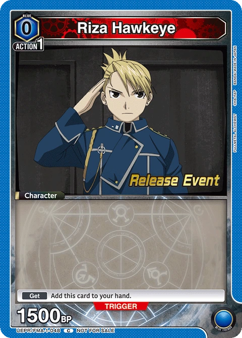 Riza Hawkeye - Union Arena (English) card