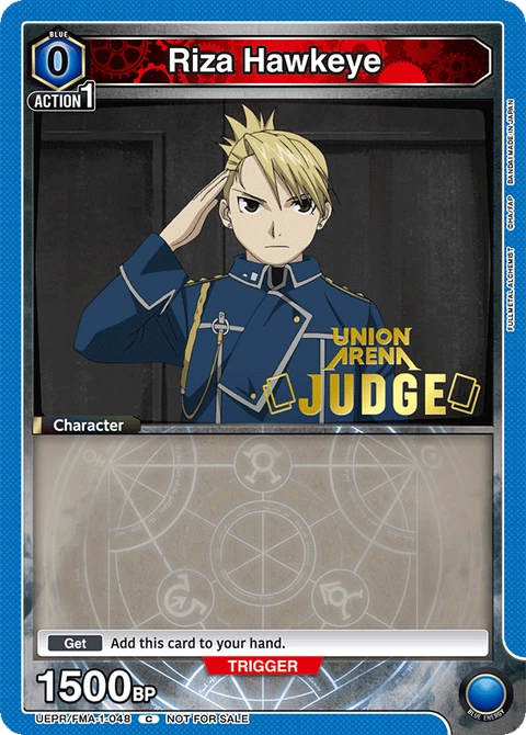 Riza Hawkeye - Union Arena (English) card