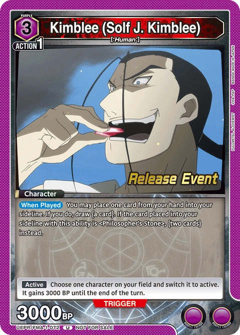 Kimblee (Solf J. Kimblee) - Union Arena (English) card