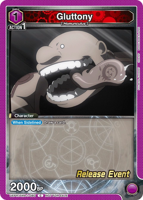 Gluttony - Union Arena (English) card