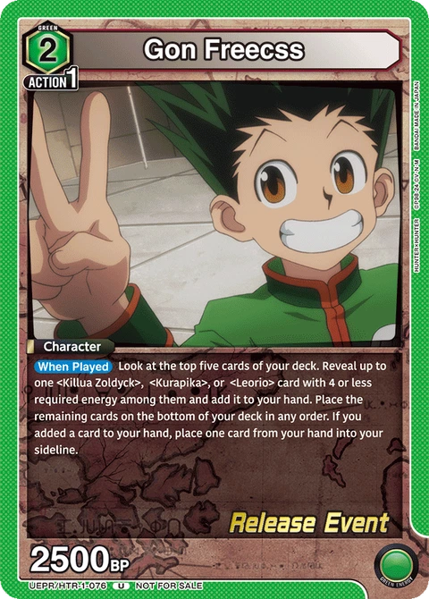 Gon Freecss - Union Arena (English) card