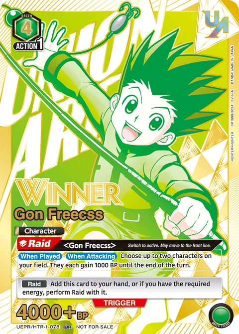 Gon Freecss - Union Arena (English) card