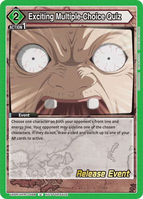 Exciting Multiple-Choice Quiz - Union Arena (English) card