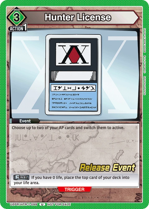 Hunter License - Union Arena (English) card