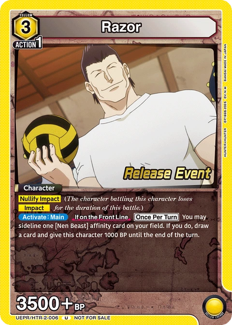 Razor - Union Arena (English) card