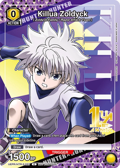 Killua Zoldyck - Union Arena (English) card