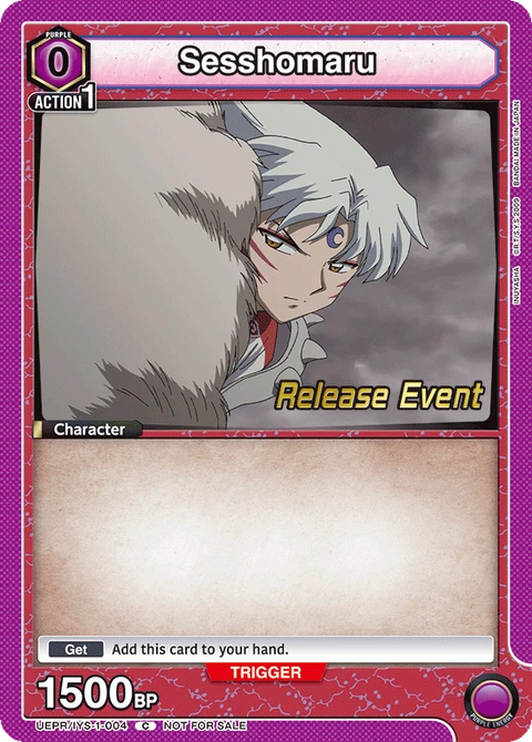 Sesshomaru - Union Arena (English) card
