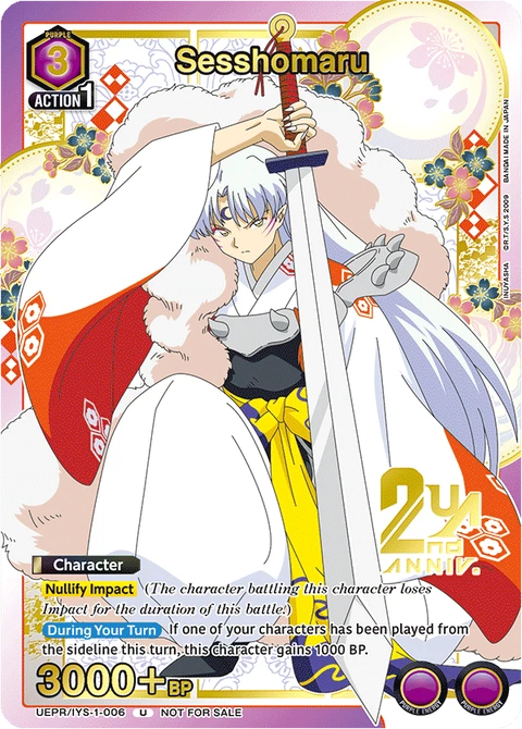 Sesshomaru - Union Arena (English) card