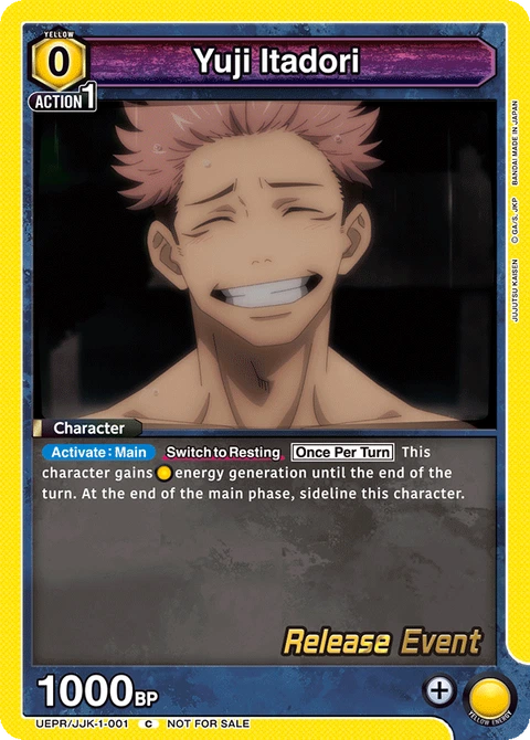 Yuji Itadori - Union Arena (English) card