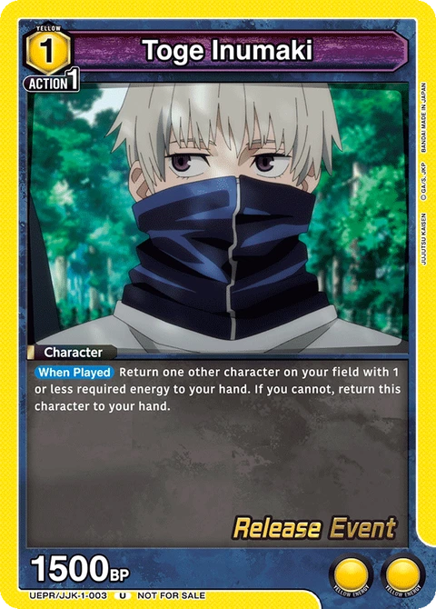 Toge Inumaki - Union Arena (English) card