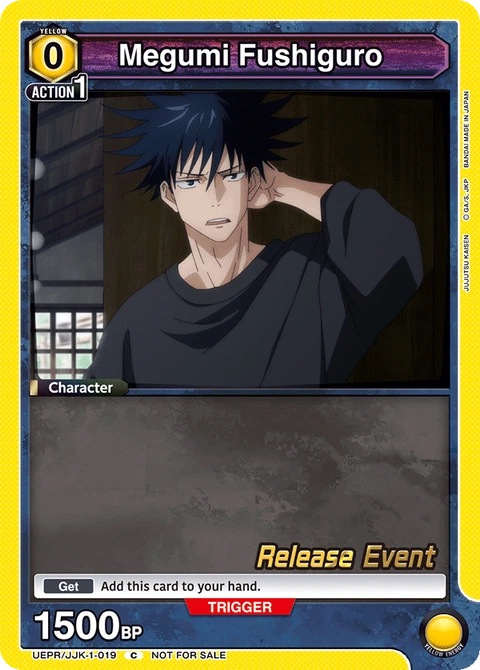 Megumi Fushiguro - Union Arena (English) card